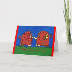 Tarjeta Festiva Escogí éstos para el ya, día de San Valentín feliz