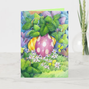 Tarjeta Festiva Escondiéndose con Ivy_ Easter
