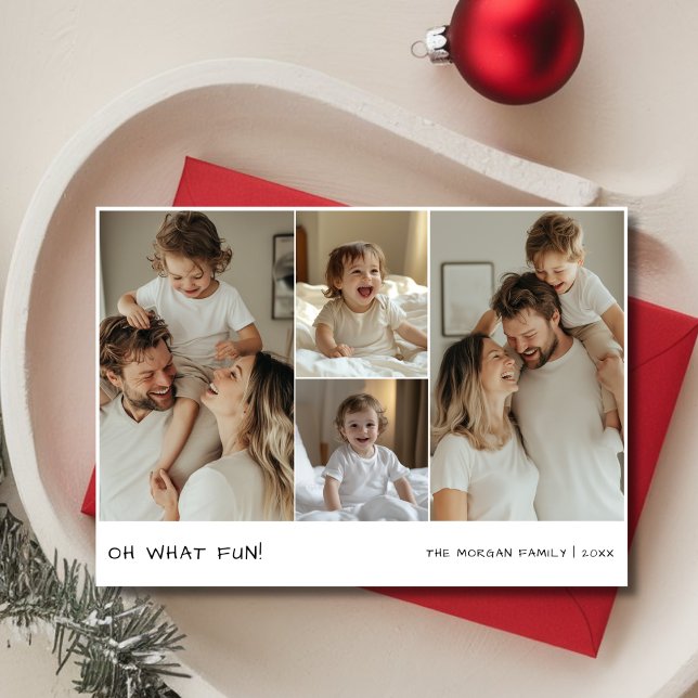 Tarjeta Festiva Escritura a mano Oh Qué Navidades La Foto De La Fa (Subido por el creador)