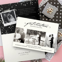 Escritura a mano vintage Primer Boda de fotos de N