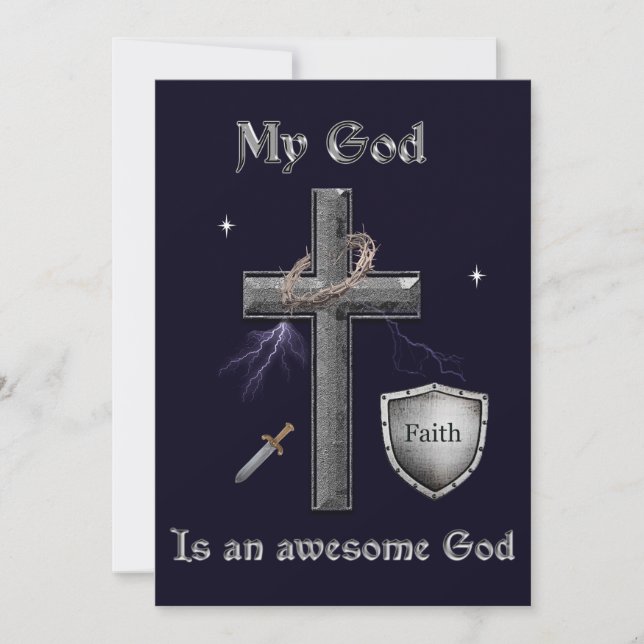 Tarjeta Festiva Escritura de la Biblia (Anverso)