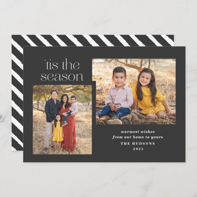 Tarjeta Festiva Escritura Moderna Esta Es La Foto De La Caligrafía (Anverso / Reverso)