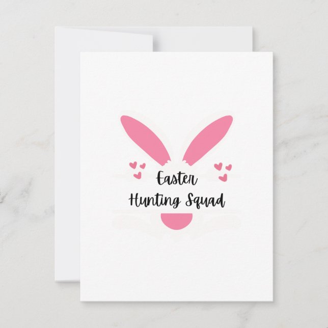 Tarjeta Festiva Escuadrón de caza de Pascua en un (Anverso)