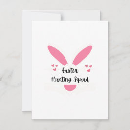 Tarjeta Festiva Escuadrón de caza de Pascua en un