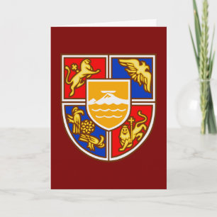 Tarjeta Festiva Escudo de Armas de Armenia Patrimonio y Símbolos