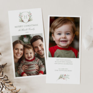 Tarjeta Festiva Escudo de navidades 2 Foto