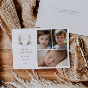 Tarjeta Festiva Escudo de navidades 3 Foto