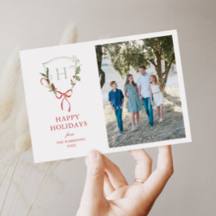 Tarjeta Festiva Escudo de navidades Foto