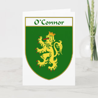 Tarjeta Festiva Escudo O'Connor de armas/reposo familiar