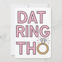 Ese Anillo Pues Divertido Compromiso De Boda Matri
