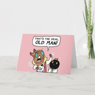 Tarjeta Festiva ¡Ese es el trato, viejo!