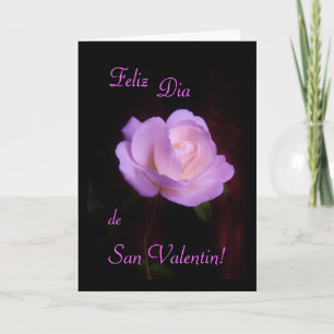 Tarjeta Festiva Español: El el día de San Valentín "te amo" subió