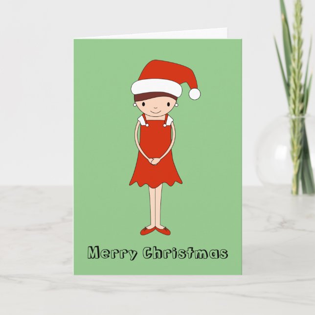 Tarjeta Festiva Especial de Navidades Elf (Anverso)