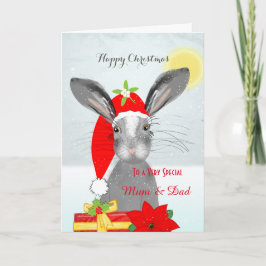 Tarjeta Festiva Especial personalizado de vacaciones de Navidades 