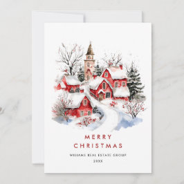 Tarjeta Festiva Espectacular empresa de Navidades de países Minima