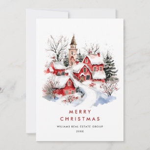 Tarjeta Festiva Espectacular empresa de Navidades de países Minima