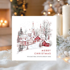 Tarjeta Festiva Espectacular empresa de Navidades de países Minima