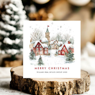 Tarjeta Festiva Espectacular empresa de Navidades de países Minima