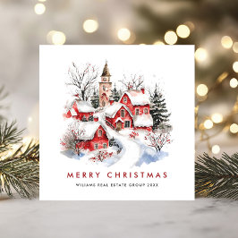 Tarjeta Festiva Espectacular empresa de Navidades de países Minima