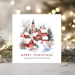 Tarjeta Festiva Espectacular empresa de Navidades de países Minima