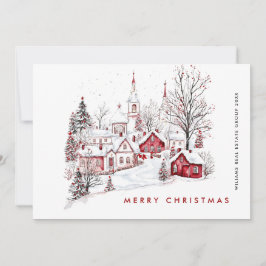 Tarjeta Festiva Espectacular empresa de Navidades de países Minima