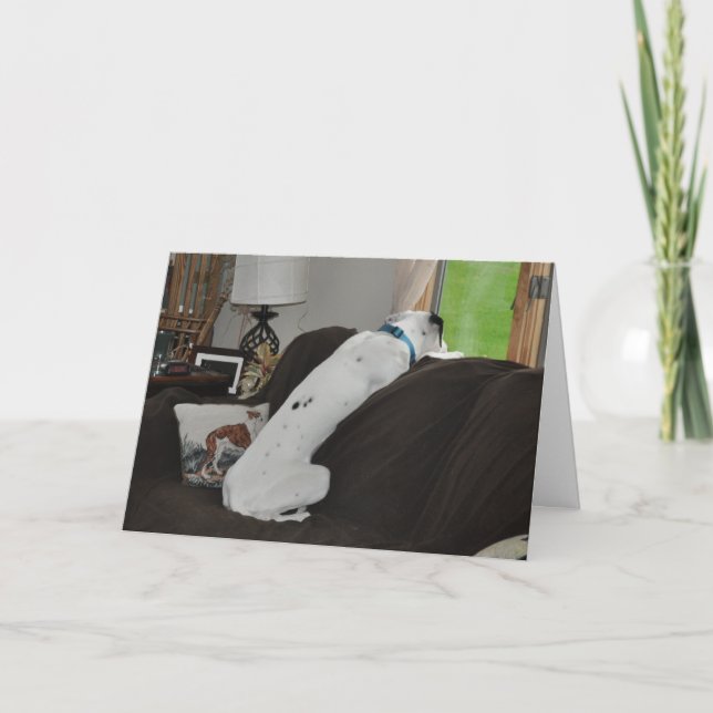 Tarjeta Festiva Esperando a Santa María (Anverso)