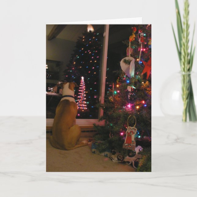 Tarjeta Festiva Esperando a Santa María (Anverso)