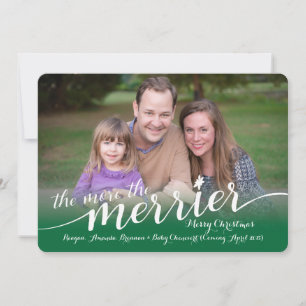 Tarjeta Festiva Esperando que los Navidades carguen con fotos