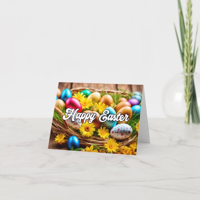 Tarjeta Festiva Espero Que Tengas Una Maravillosa Pascua (Anverso)