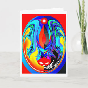 Tarjeta Festiva Espíritu de fuego
