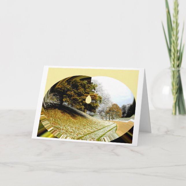 Tarjeta Festiva Espíritu de invierno (Anverso)