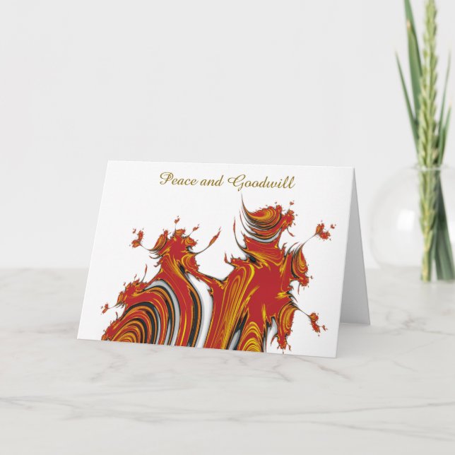 TARJETA FESTIVA ESPÍRITU DE NAVIDADES (Anverso)