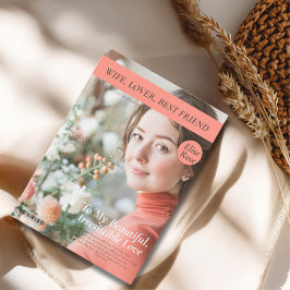 Tarjeta Festiva Esposa, amante, portada de la revista Mejor Amigo