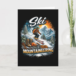 Tarjeta Festiva Esquí de Montaña