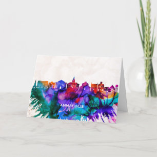 Tarjeta Festiva Esquina de Annapolis