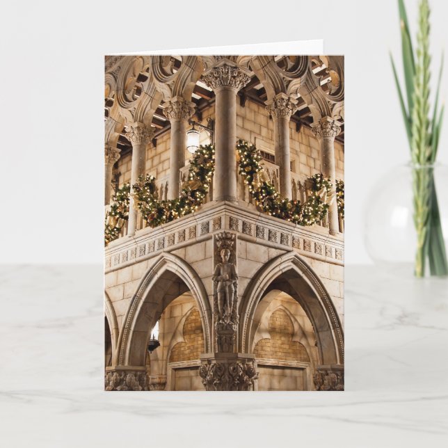 Tarjeta Festiva Esquina de Italia (Anverso)