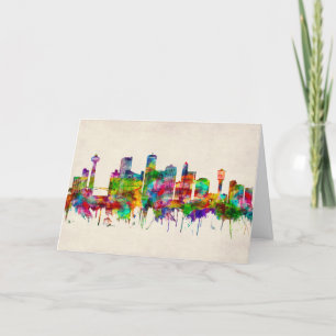 Tarjeta Festiva Esquina de Niagara Falls Canada