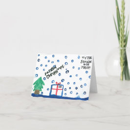 Tarjeta Festiva Esta es la carta de los Navidades de temporada