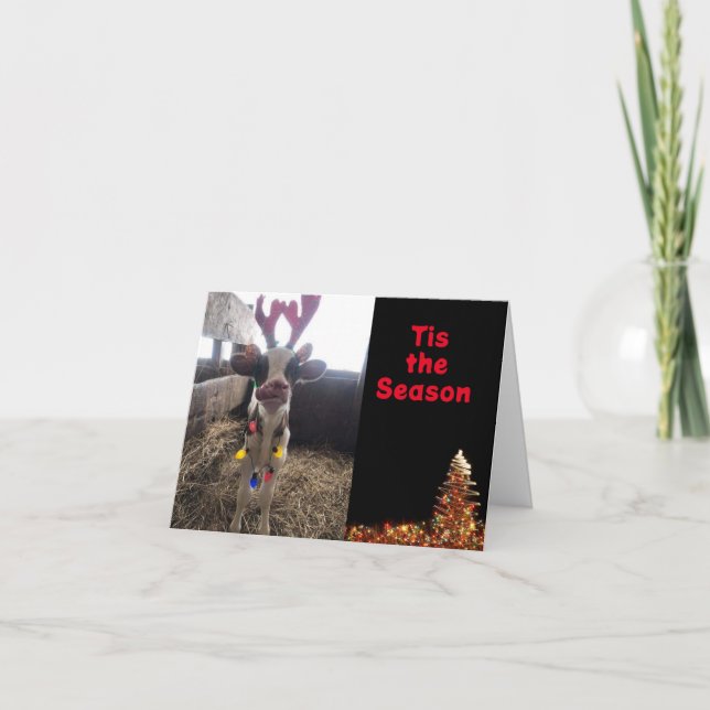 TARJETA FESTIVA ESTA ES LA TEMPORADA PARA **CELEBRAR CON USTED** (Anverso)