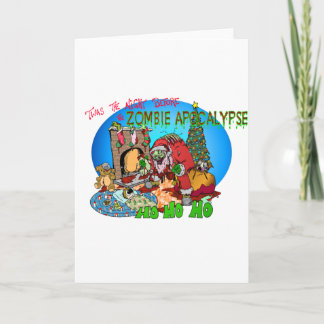 Tarjeta Festiva Esta fue la noche antes de los zombis