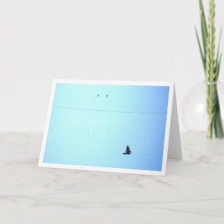 Tarjeta Festiva Estación del esquí