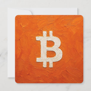 Tarjeta Festiva Estándar de Bitcoin (Petróleo, Estilo: 2)