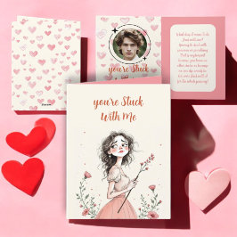 Tarjeta Festiva Estás Atascado Conmigo