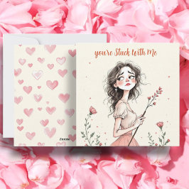 Tarjeta Festiva Estás Atrapado Conmigo