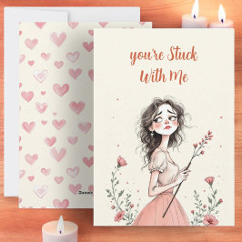 Tarjeta Festiva Estás Atrapado Conmigo