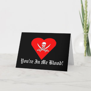 Tarjeta Festiva ¡Estás en mi sangre!