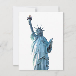 Tarjeta Festiva Estatua de la Libertad Ciudad de Nueva York