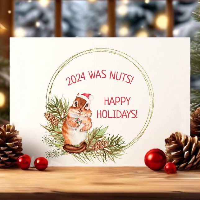 Tarjeta Festiva Este Año Fueron Navidades Graciosos De La Ardilla  (Subido por el creador)
