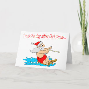 Tarjeta Festiva Este fue el día después de los Navidades