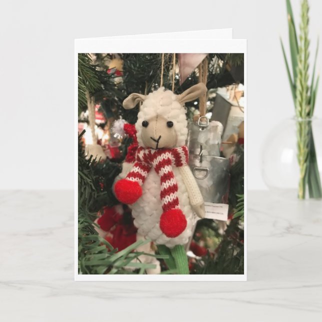 TARJETA FESTIVA ESTE PEQUEÑO QUIERE DECIR *FELIZ NAVIDAD* (Anverso)